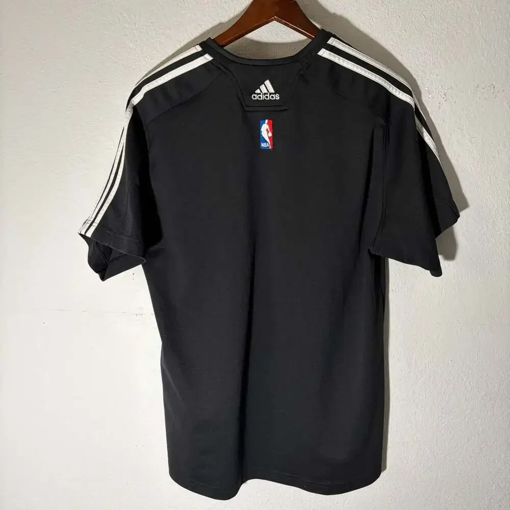 Adidas Portland Trail Blazers Warmup Shooting Shirt Size S Black